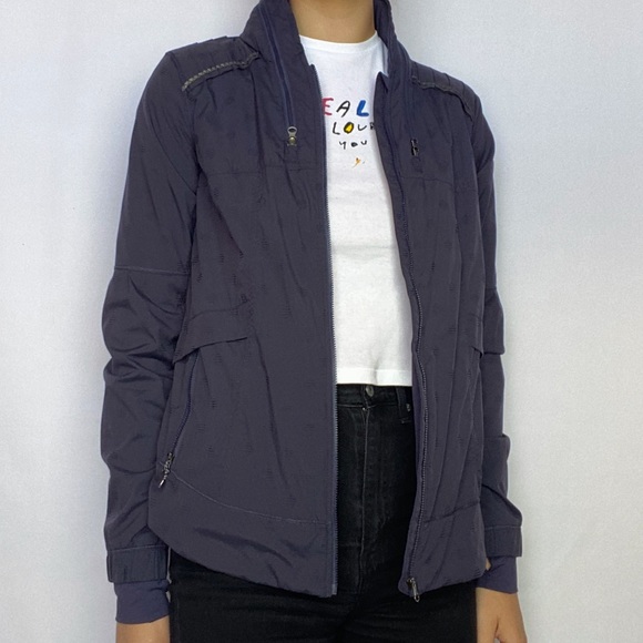 Lululemon dark purple zip-up jacket - Picture 2 of 6
